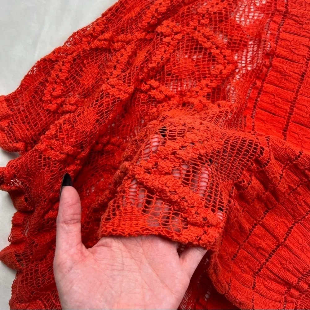 Free People Sunshine Crochet Kaftan